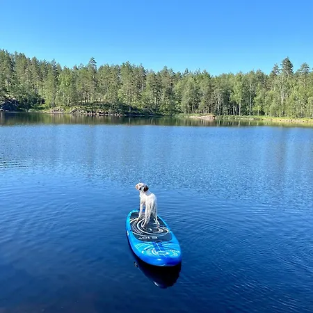Дом отдыха Moderne Ved Sjoen Med Badstue