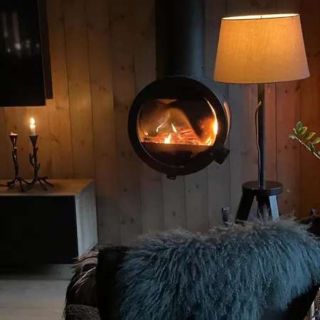 Moderne Ved Sjoen Med Badstue Romskog