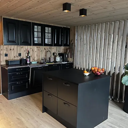 Ferienhaus Moderne Ved Sjoen Med Badstue *